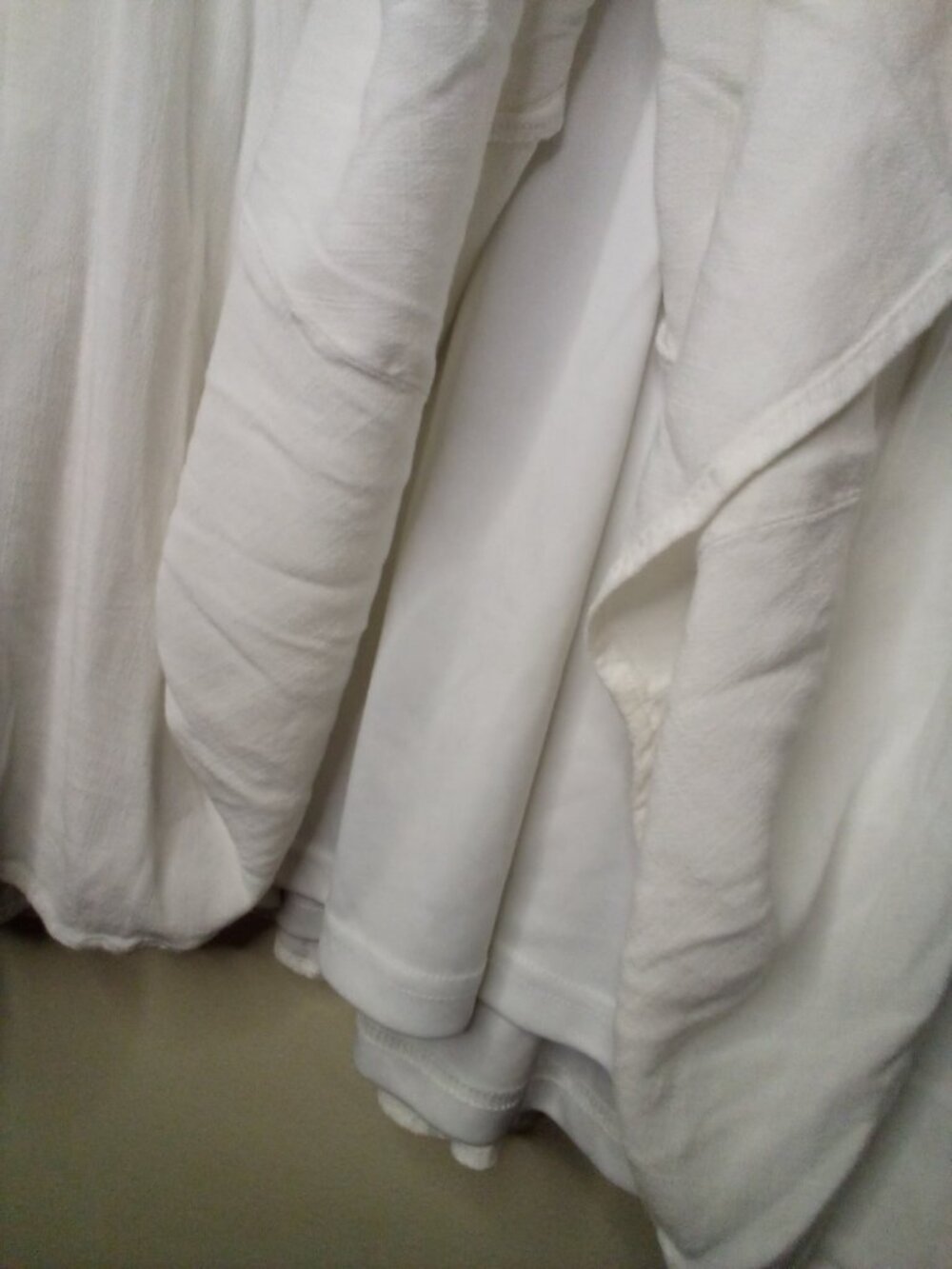Torrid Skirt Women 3 3X Pull On Elastic Flowing Lined White - Picture 9 of 16